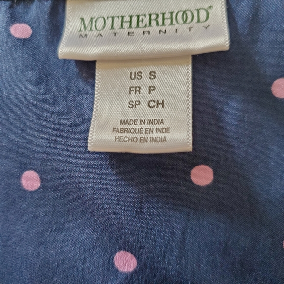 Motherhood Maternity | Polka Dot Shirt | Small - Picture 3 of 3